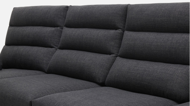 Canapé d’angle méridienne GIGI | Confort modulable avance-recul