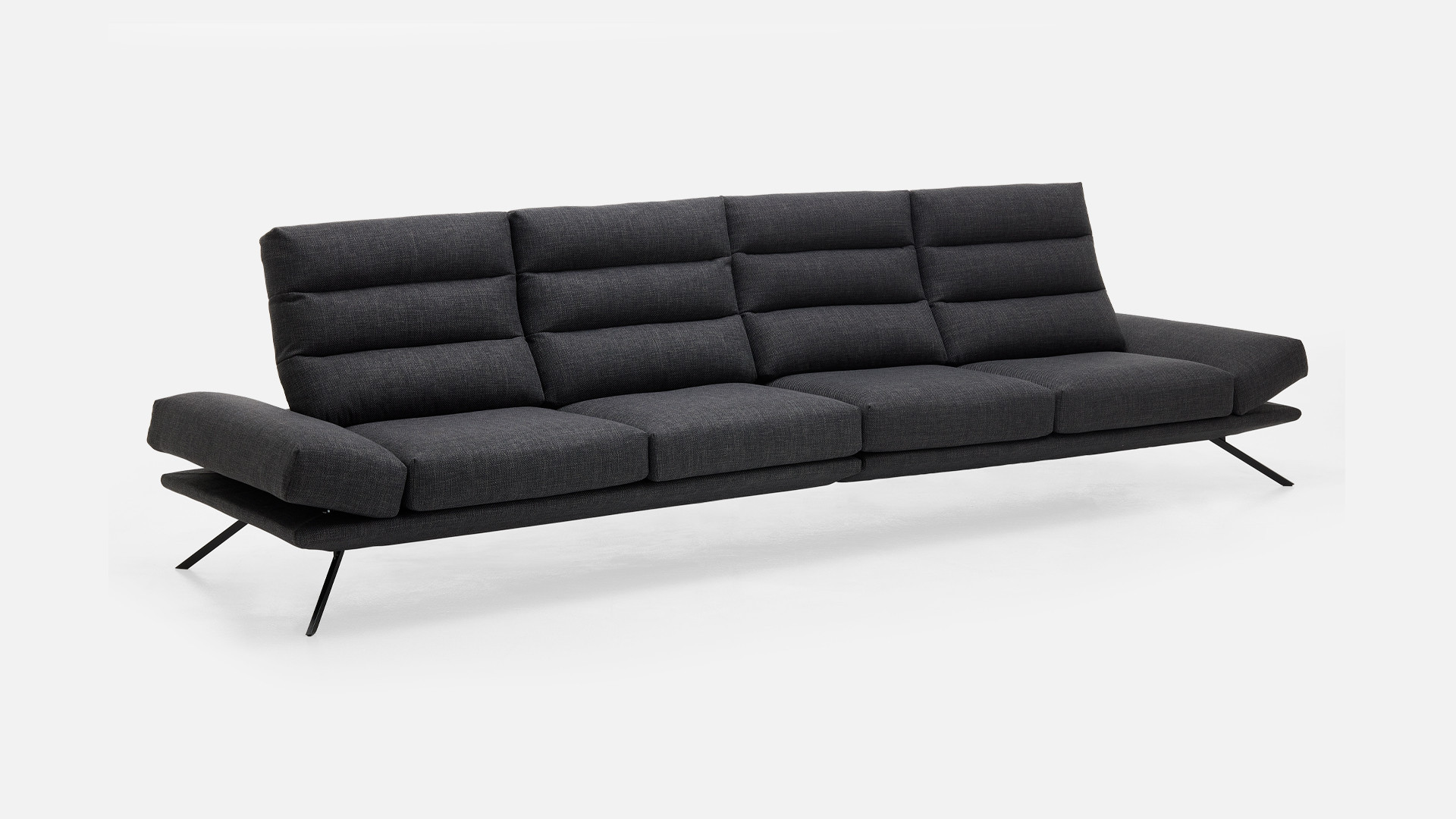 Canapé 4 places GIGI | Confort modulable avec dossiers avance-recul