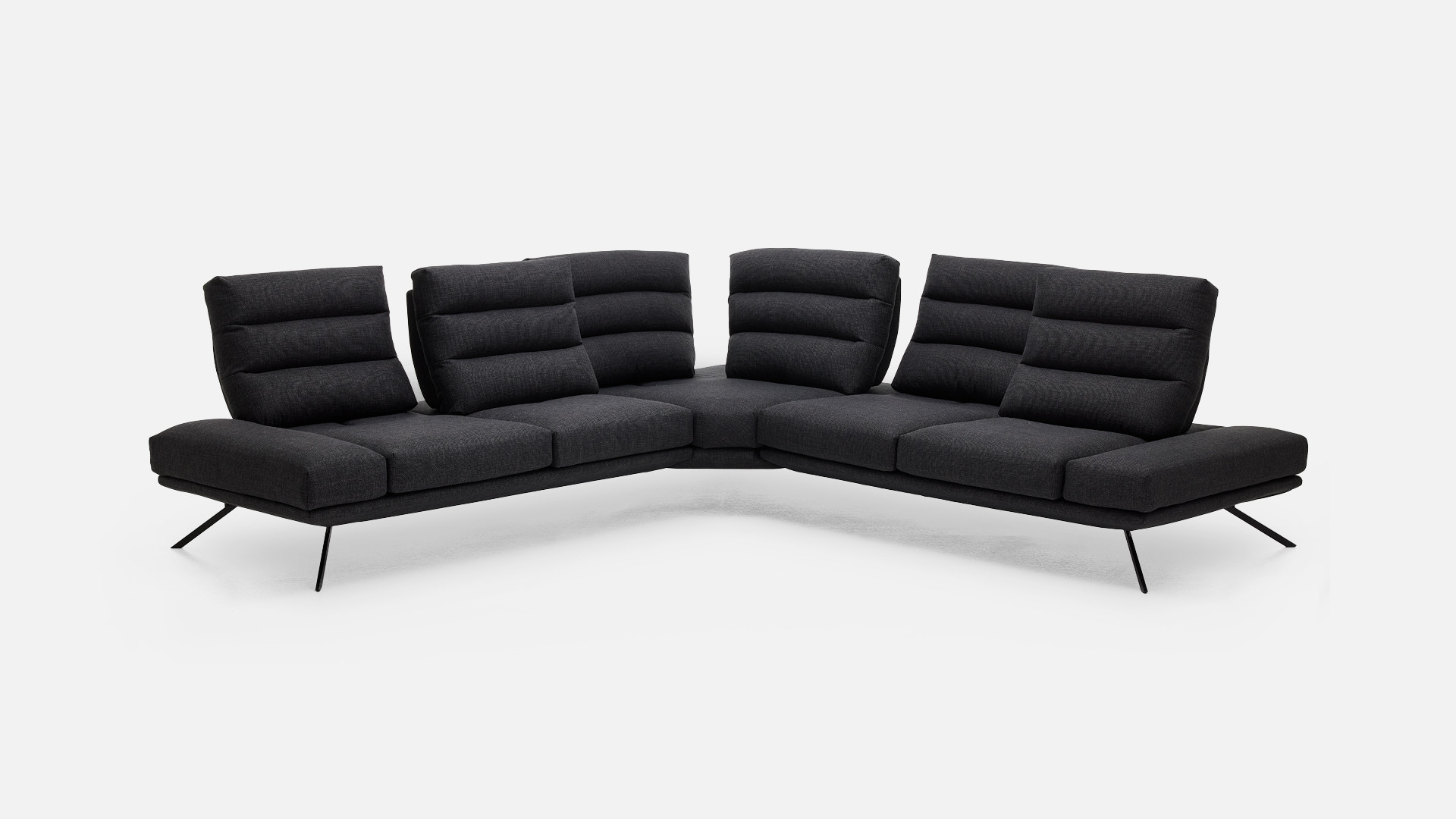 Canapé d’angle GIGI | Confort modulable avec dossiers avance-recul