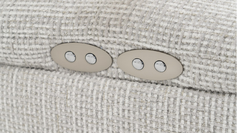 Canapé d'angle modulable relaxation électrique SAFRAN