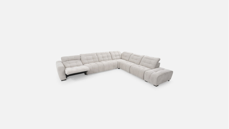 Canapé 3 places tissu BEACH | 100% modulable