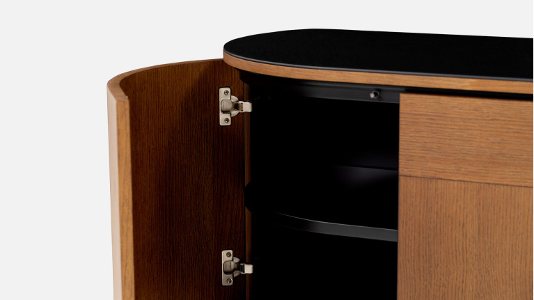 Buffet Cosmos noyer | Courbes douces et finitions haut de gamme