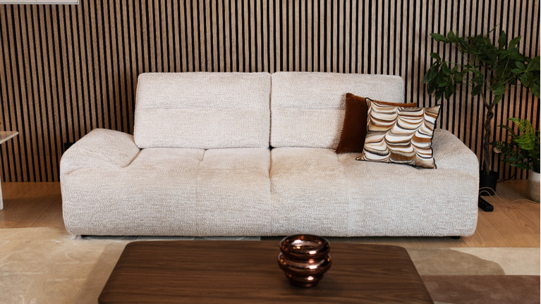 Canapé 3 places tissu ANITA