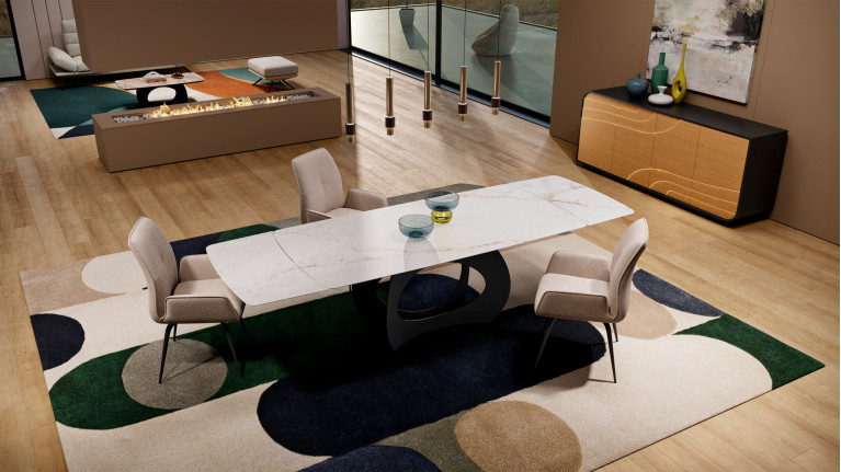 Table de repas extensible NOVA I Design et praticité