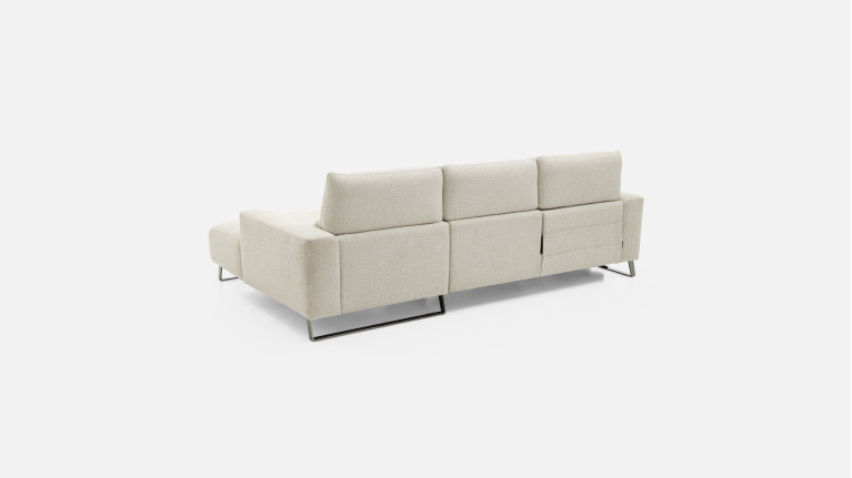 Canapé d'angle relax tissu MARTY | Élégance et confort sur-mesure