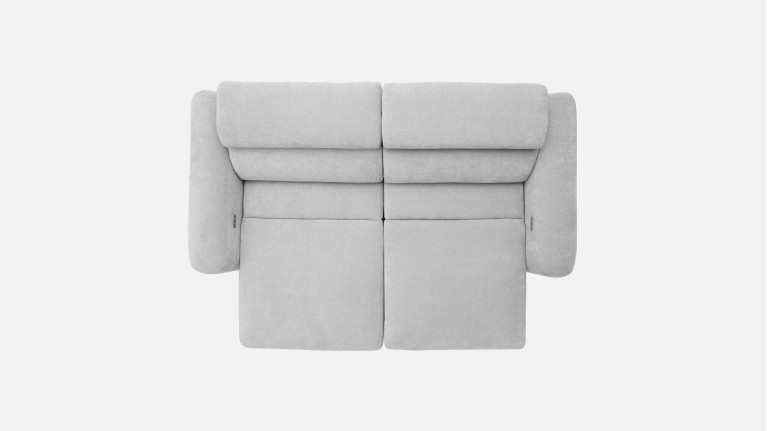 Canapé avec relaxation électrique RÉVÉLATION | Tissu beige