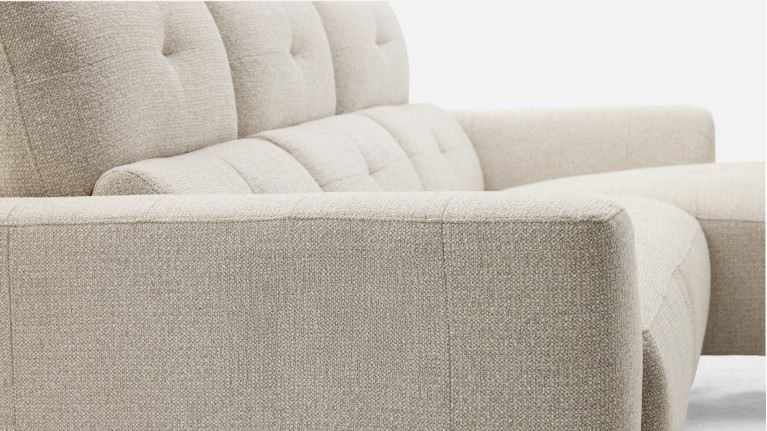 Canapé d'angle tissu MARTY | Élégance et confort sur-mesure