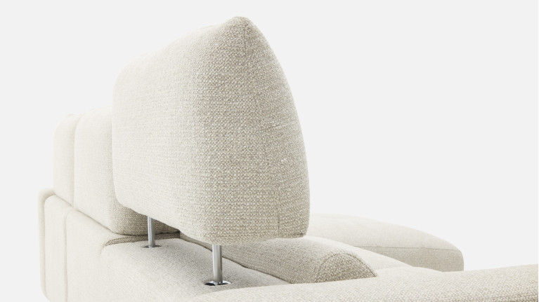 Canapé d'angle tissu MARTY | Élégance et confort sur-mesure