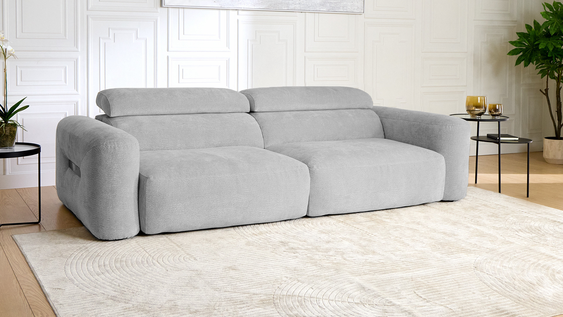 Canapé d’angle relaxation électrique RÉVÉLATION