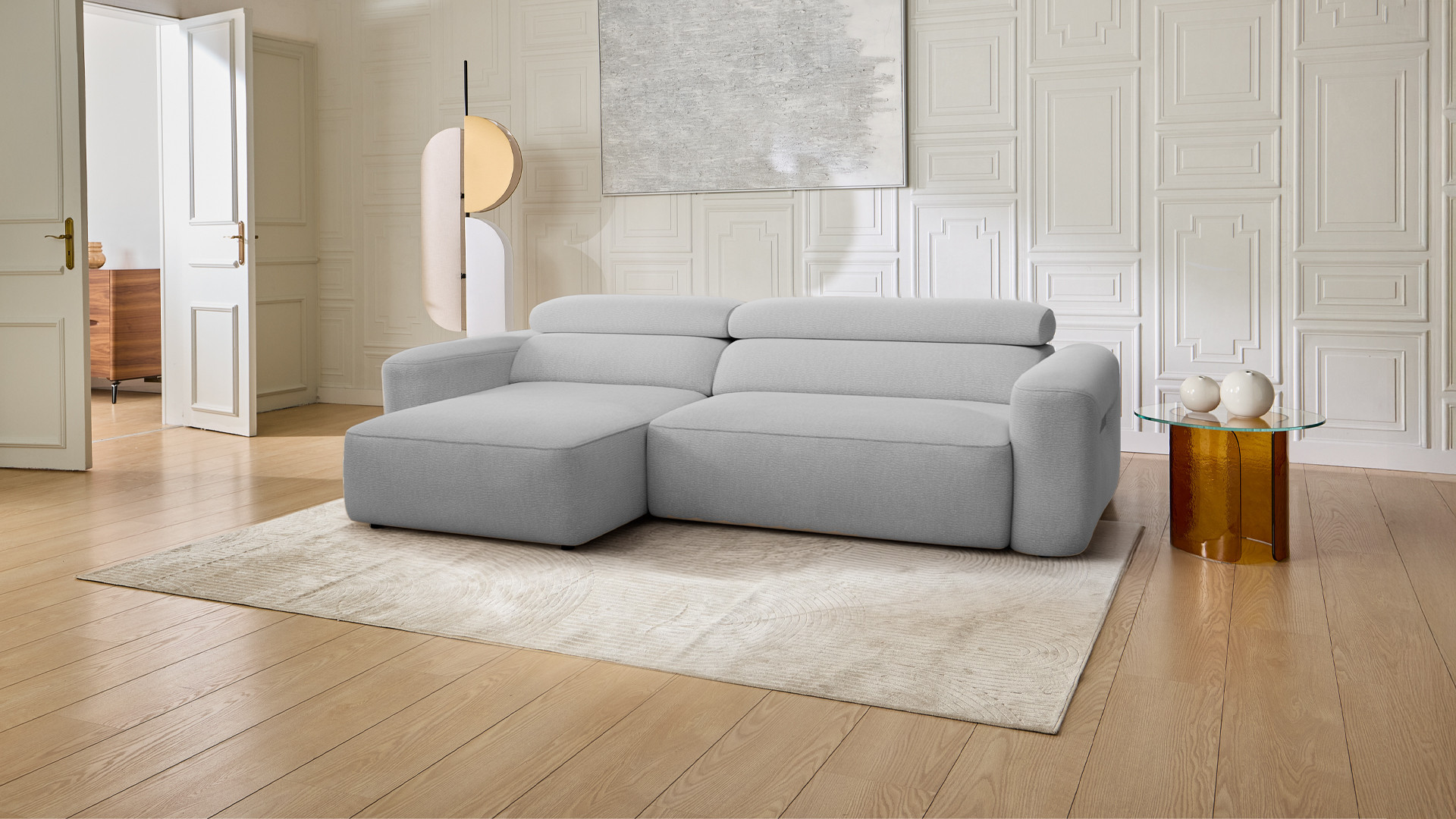 Canapé d’angle relaxation électrique RÉVÉLATION