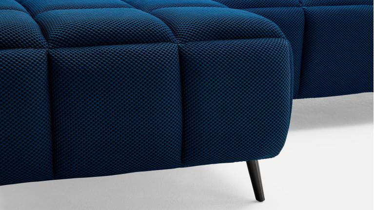 Canapé d'angle convertible tissu TETRIS | Design contemporain