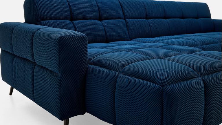 Canapé d'angle convertible tissu TETRIS | Design contemporain