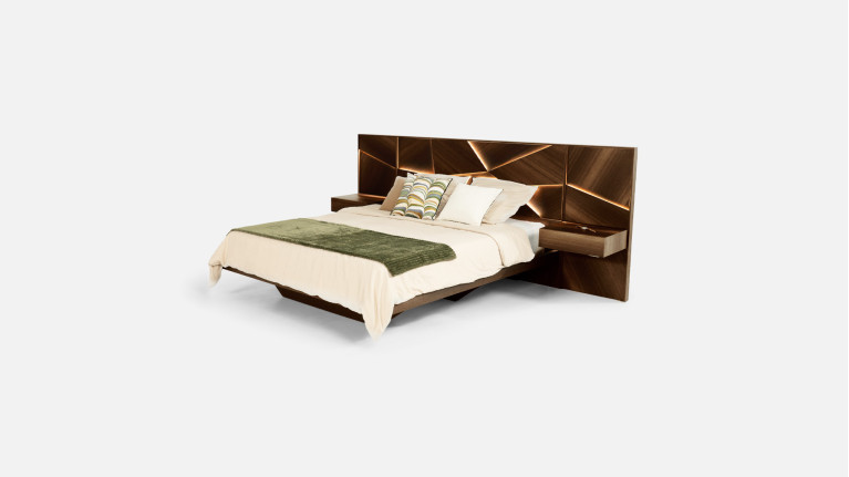 Ensemble de lit avec chevets ECLIPSE | Une chambre design