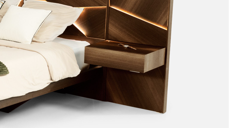 Ensemble de lit avec chevets ECLIPSE | Une chambre design
