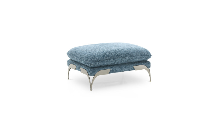 Pouf FORTUNA en tissu | Assise confortable et design élégant