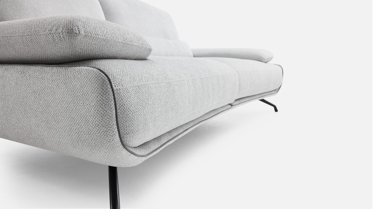 Canapé 3 places PACHA | Dossiers avance-recule & accoudoirs réglables
