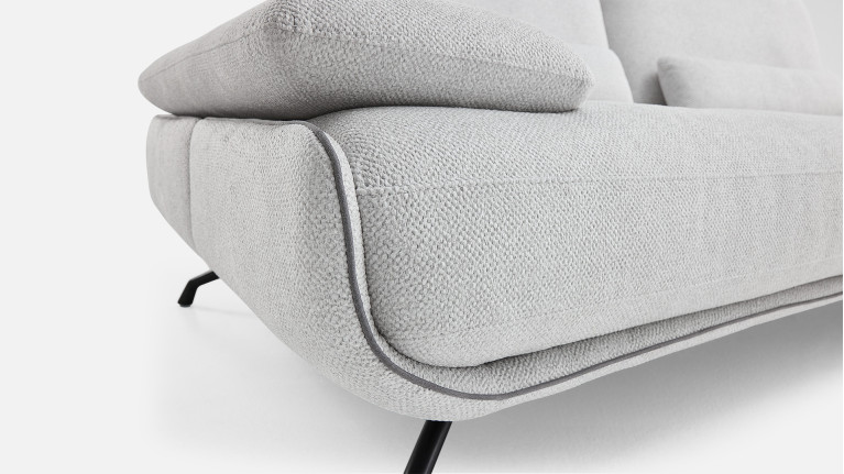 Canapé 3 places PACHA | Dossiers avance-recule & accoudoirs réglables