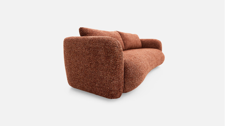 Canapé 3 places organique ASTRAL | Courbes douces & modulable