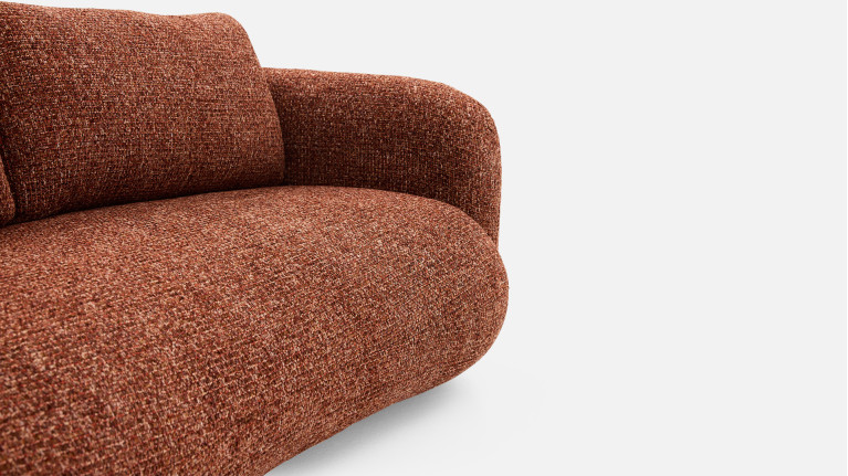 Canapé 3 places organique ASTRAL | Courbes douces & modulable