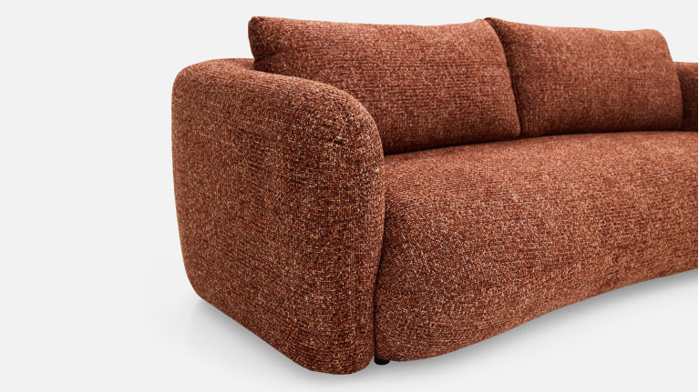 Canapé 3 places organique ASTRAL | Courbes douces & modulable