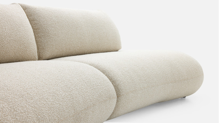 Canapé 4 places organique ASTRAL | Courbes douces & modulable