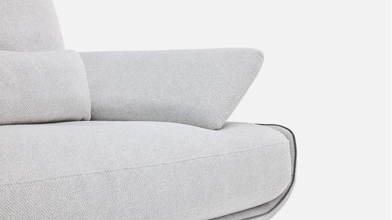 Canapé 3 places PACHA | Dossiers avance-recule & accoudoirs réglables