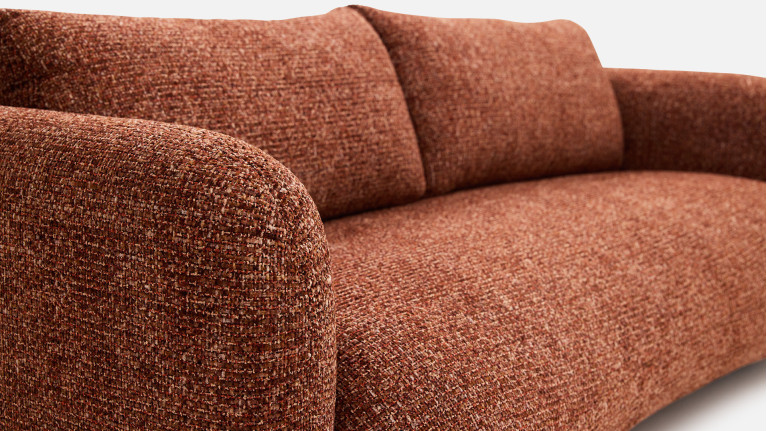 Canapé 3 places organique ASTRAL | Courbes douces & modulable