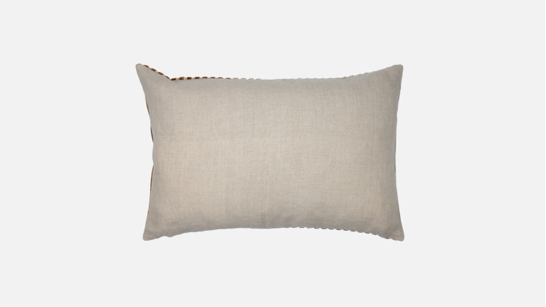 Coussin ZEBU en velours rayé | Coussin 40x60 cm