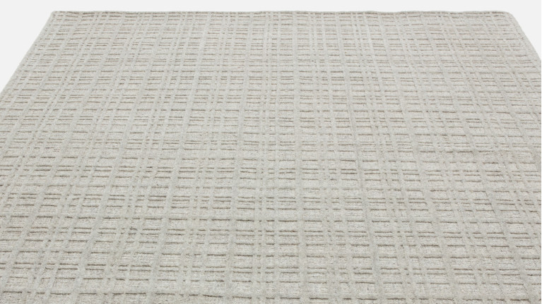 Tapis THATCH en laine | Tapis greige tissé main
