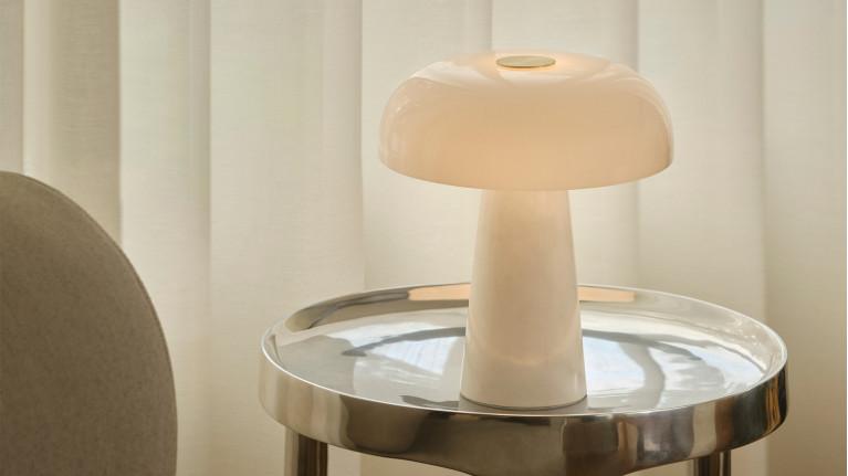 Lampe GLOSSY MINI en marbre | Lampe design nordique