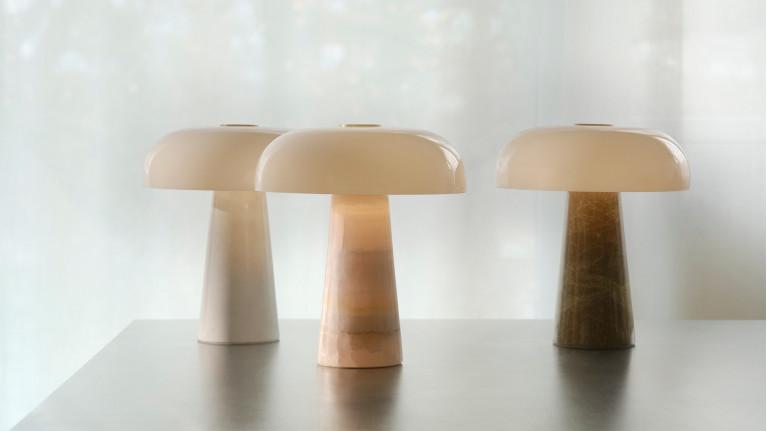 Lampe GLOSSY MINI en marbre | Lampe design nordique