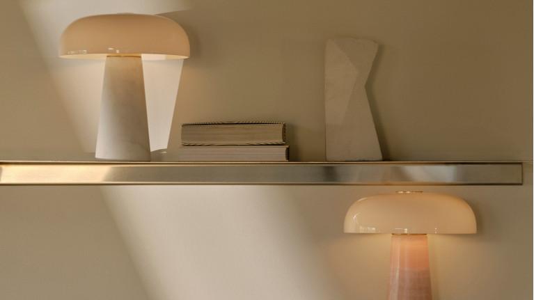 Lampe GLOSSY MINI en marbre | Lampe design nordique