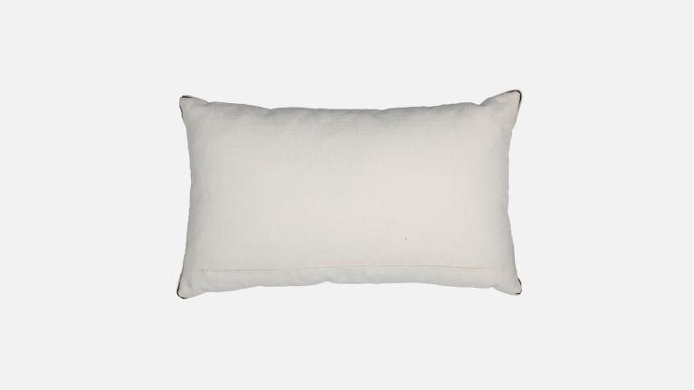 Coussin JOSHUA brodé | Coussin rayé 30x50 cm