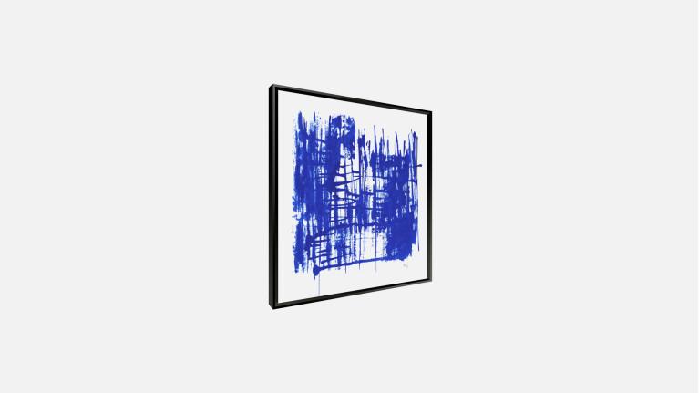 Tableau BLEU KLEIN C | Art abstrait plexiglass
