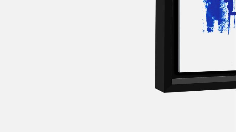 Tableau BLEU KLEIN C | Art abstrait plexiglass