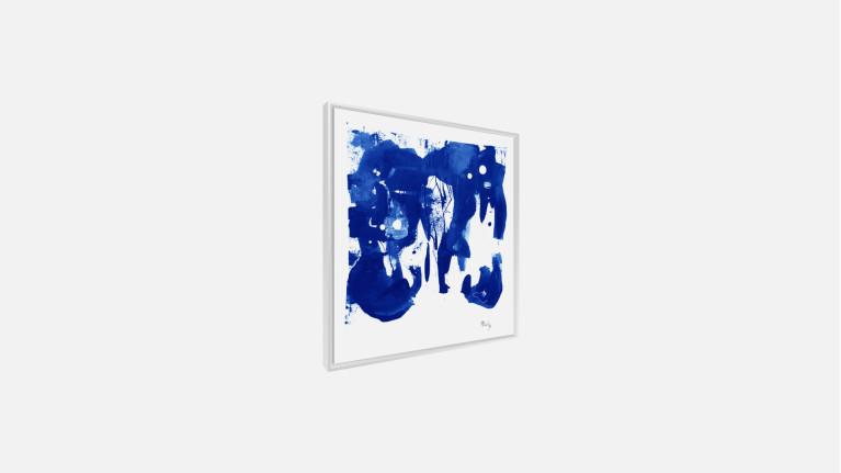 Tableau BLEU KLEIN D | Art abstrait plexiglass