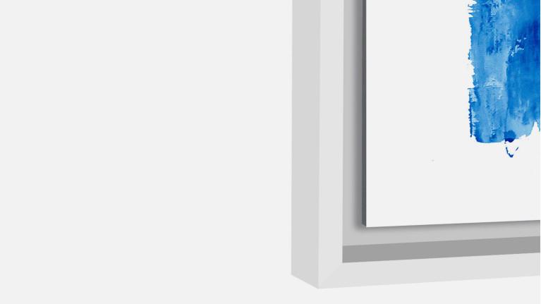 Tableau BLEU KLEIN F | Art abstrait plexiglass