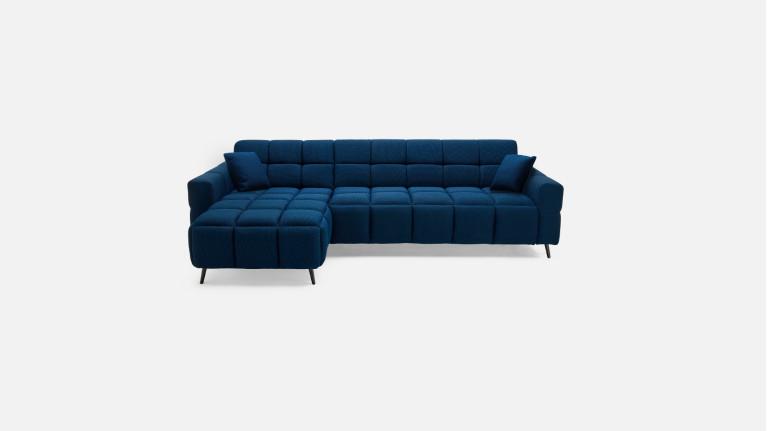 Canapé d'angle convertible tissu TETRIS | Design contemporain