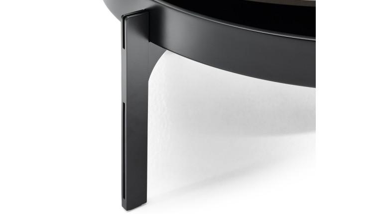 Table basse MUSEO fer peint et céramique pivotante