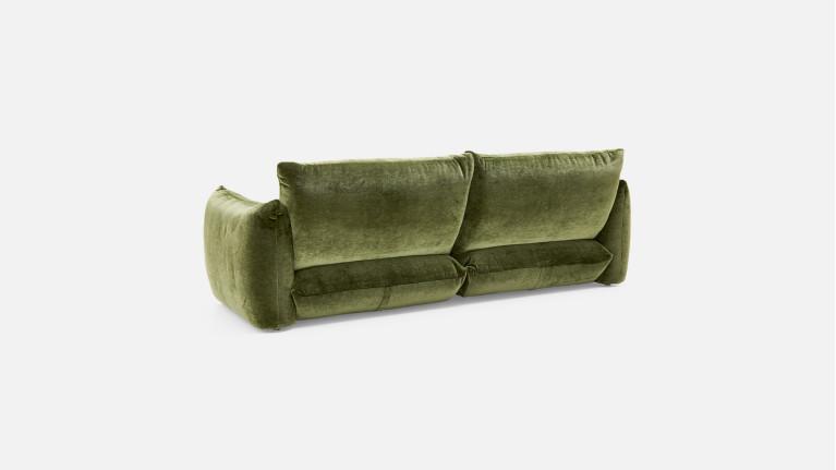 Canapé 3 places VELVETTE au toucher velouté et confort moelleux