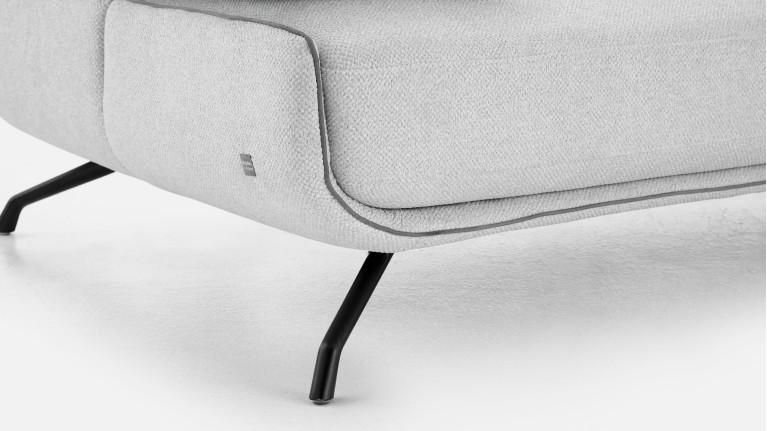 Canapé d'angle PACHA — Dossier avance-recule et accoudoirs ajustables