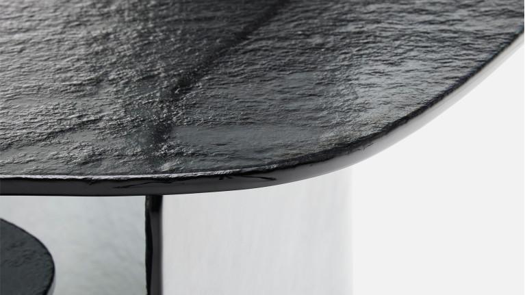 Table basse ISOLA en verre fusion | Table basse sculpturale