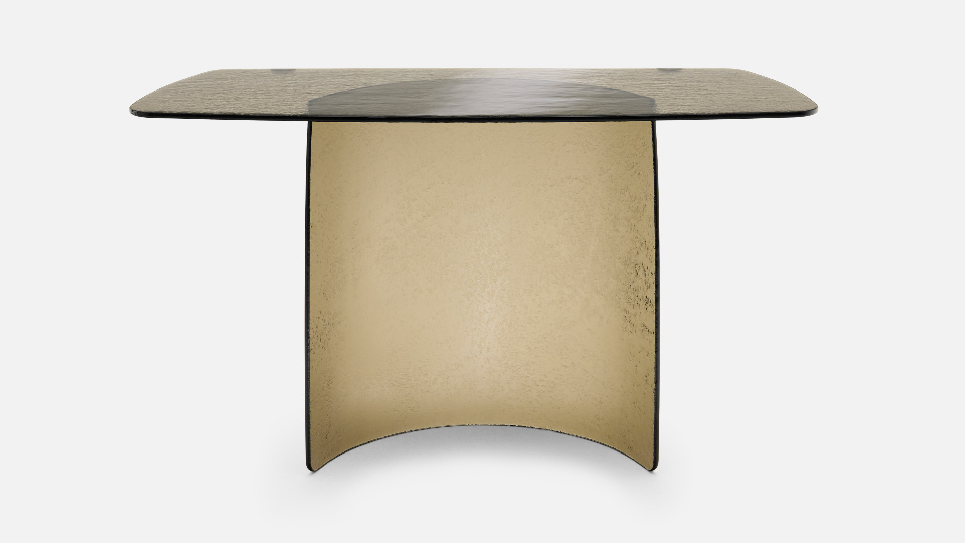 Console GAIA en verre fusion | Console design murale