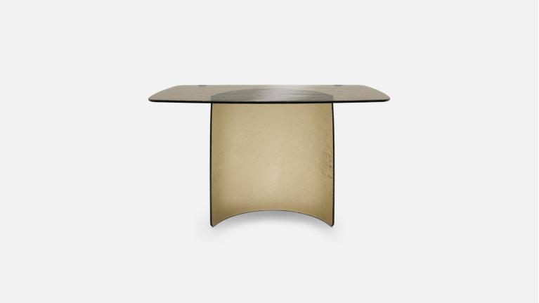 Console GAIA en verre fusion | Console design murale