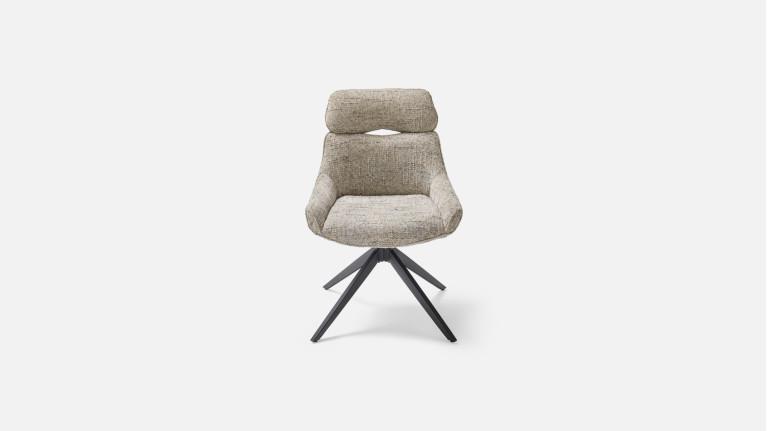 Chaise pivotante 360° CHAPO – Assise enveloppante, retour auto