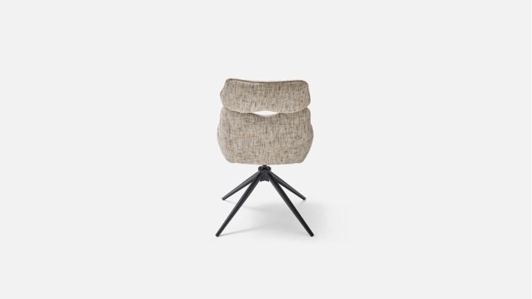 Chaise pivotante 360° CHAPO – Assise enveloppante, retour auto