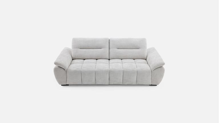 Canapé relaxation électrique RIVAGE 3 places tissu