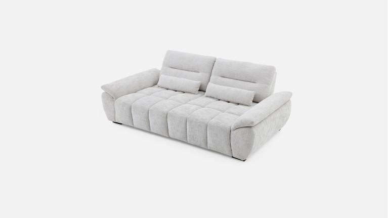 Canapé relaxation électrique RIVAGE 3 places tissu