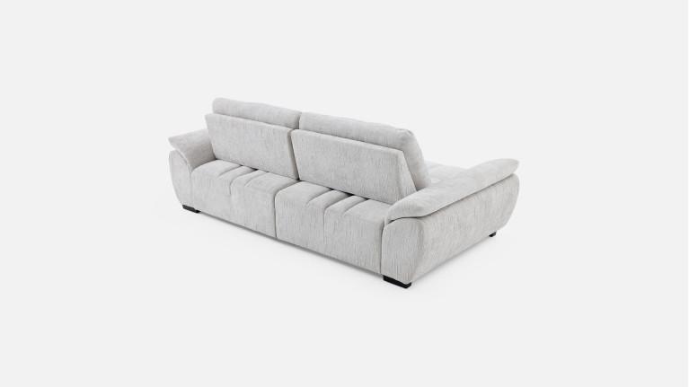 Canapé relaxation électrique RIVAGE 3 places tissu