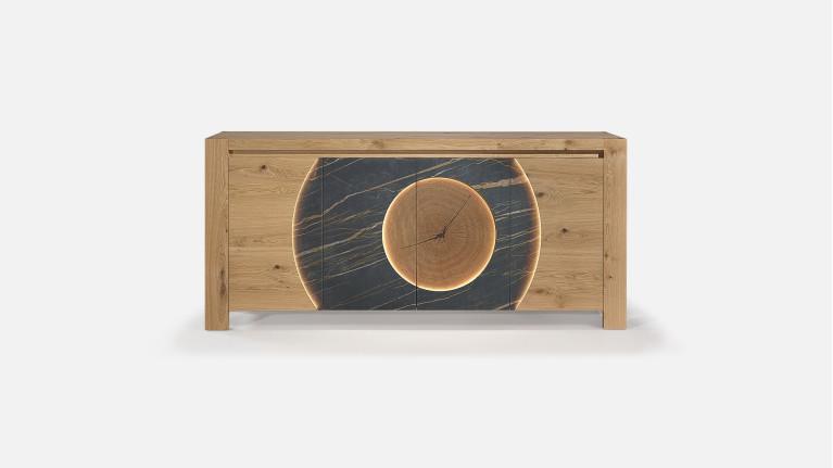 Buffet VOGE 4 portes bois et céramique